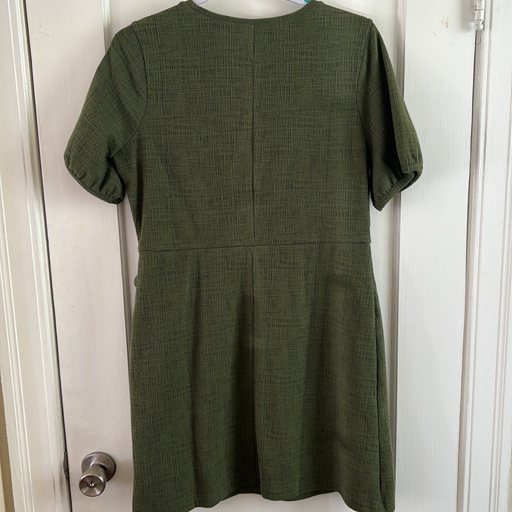 Madewell army green dress - Picture 5 of 5